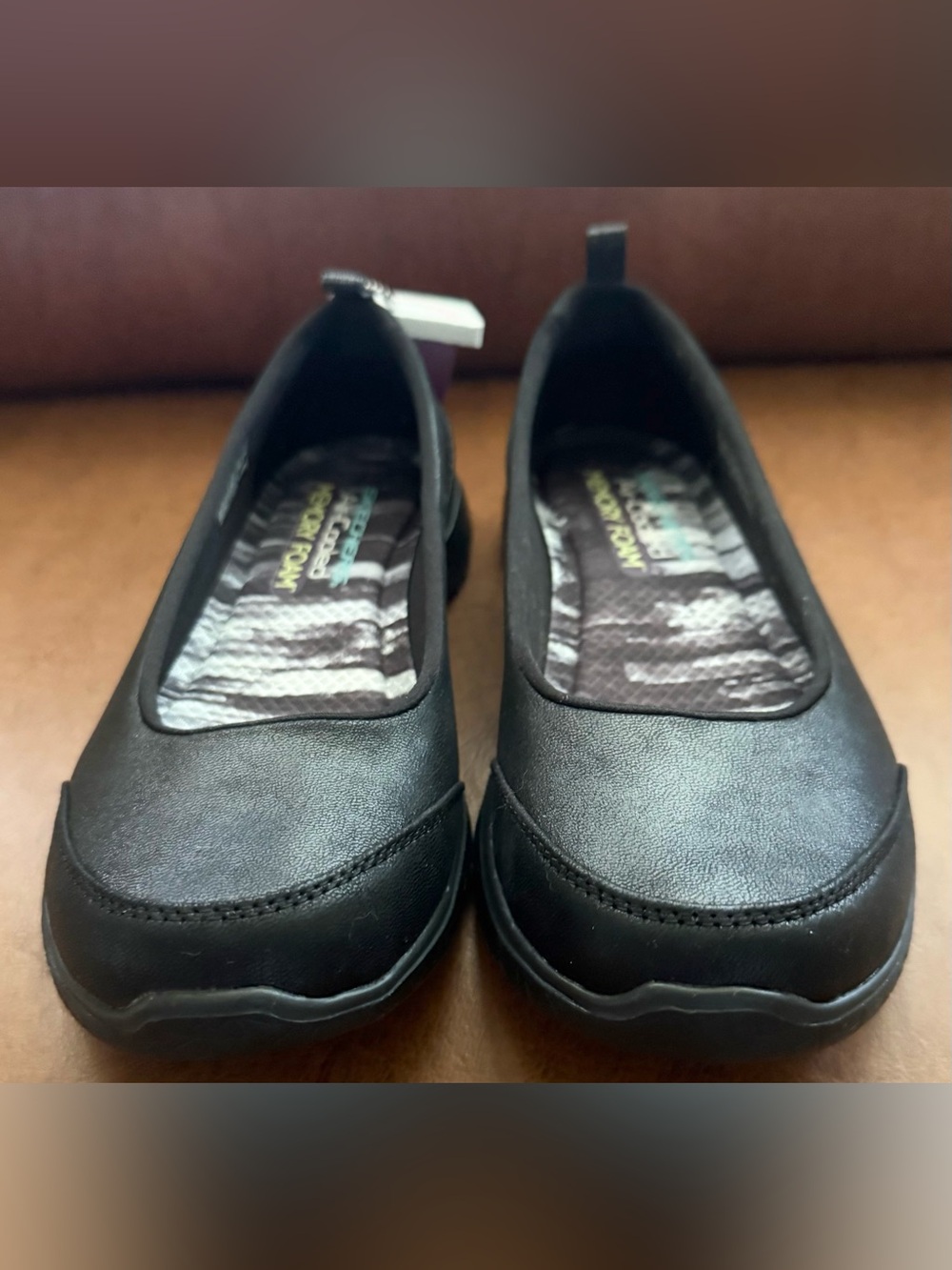 Skechers GOwalk Lite Gem Ballet Flats Black Comfort Shoes Womens Size 8 NWOB - Picture 4 of 11